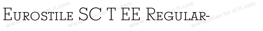 Eurostile SC T EE Regular字体转换